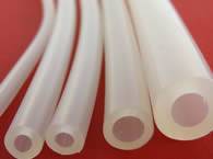 不同规格的白色透明耐高温硅胶管